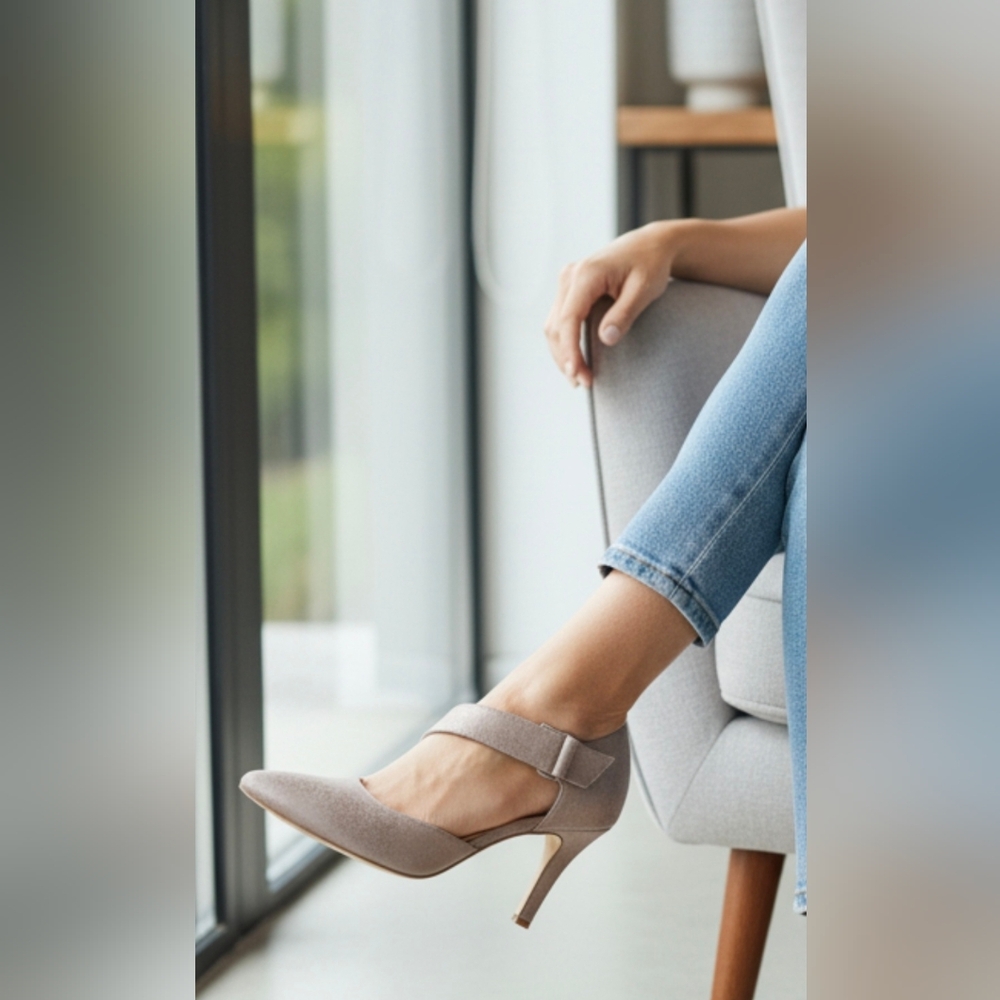Paul Green Beige Heeled Pumps
